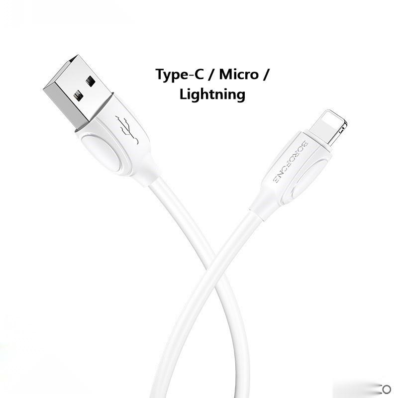 Cáp sạc Borofone BX19 MICRO Cho điện thoại Dài 1m