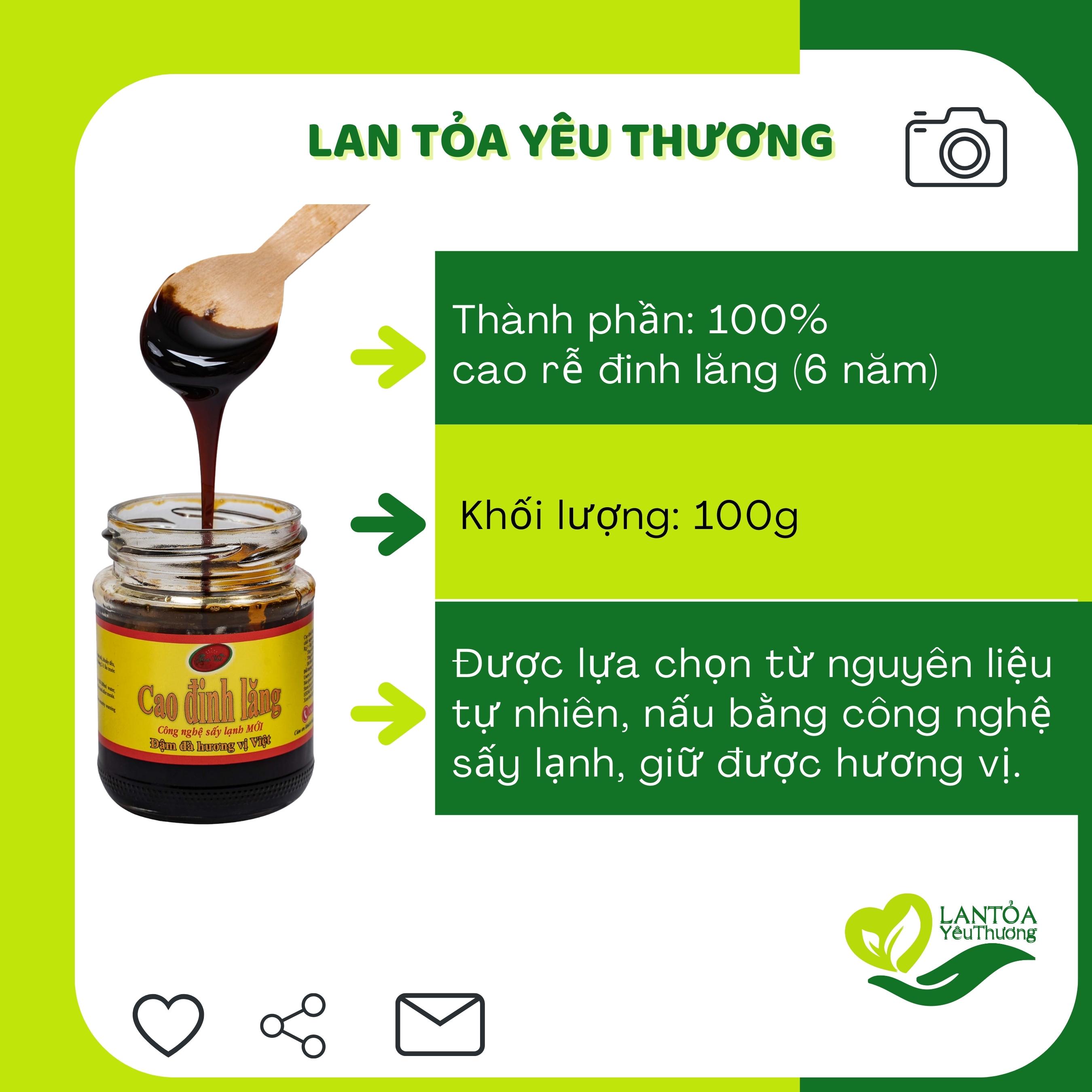 Cao Đinh Lăng Thanh Uyên 100g