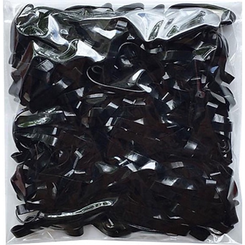 (CÂN ĐỦ) 100gr Thun cột tóc đen cọng to
