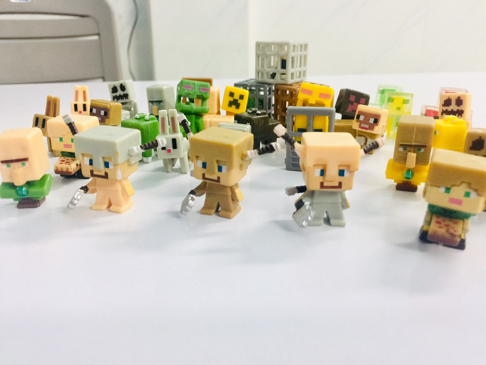 Bộ 36 nhân vật mini figure minecraft mẫu 3 ( mẫu mới)