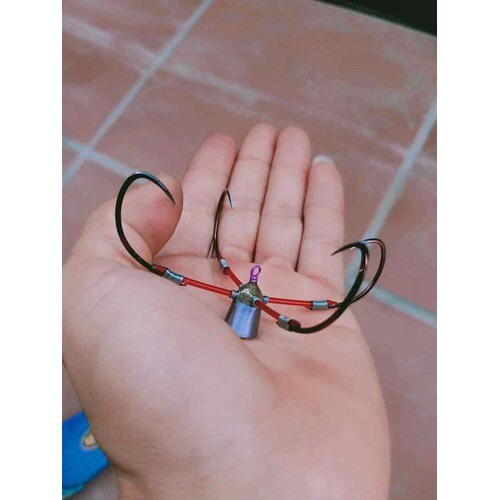 Lưỡi tứ Câu cá cỡ 12 - Hàng làm thủ công