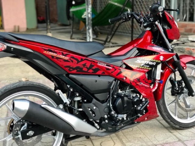 Tem rời satria đỏ đen