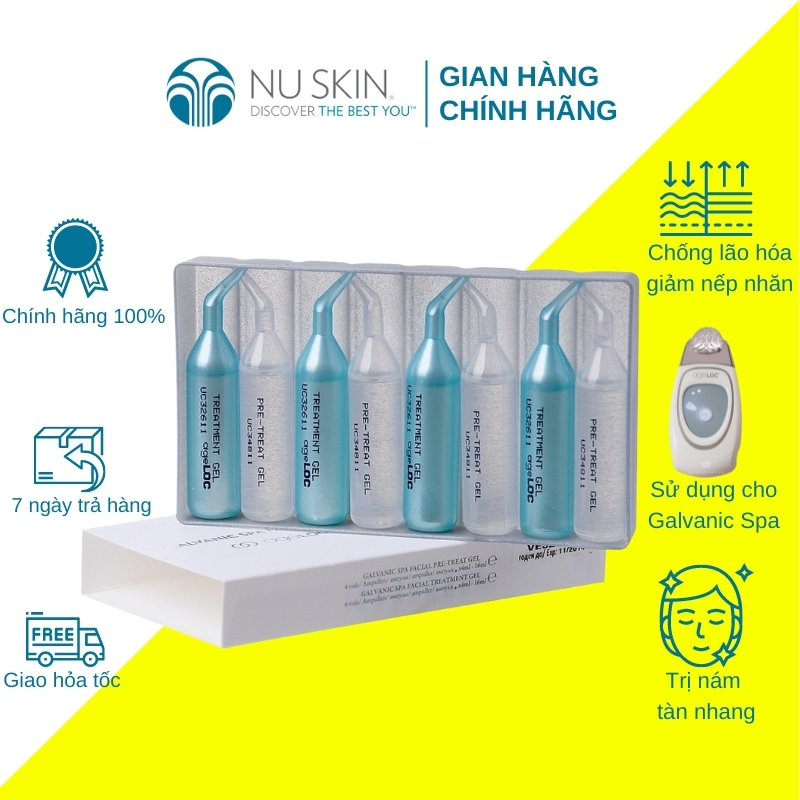 BÁO GIÁ MÁY CHĂM SÓC DA MẶT SPA | Shopee Lazada Sendo Tiki mới nhất 68 Gel Chạy Máy Nuskin ageLOC Galvanic Spa - 01 Hộp