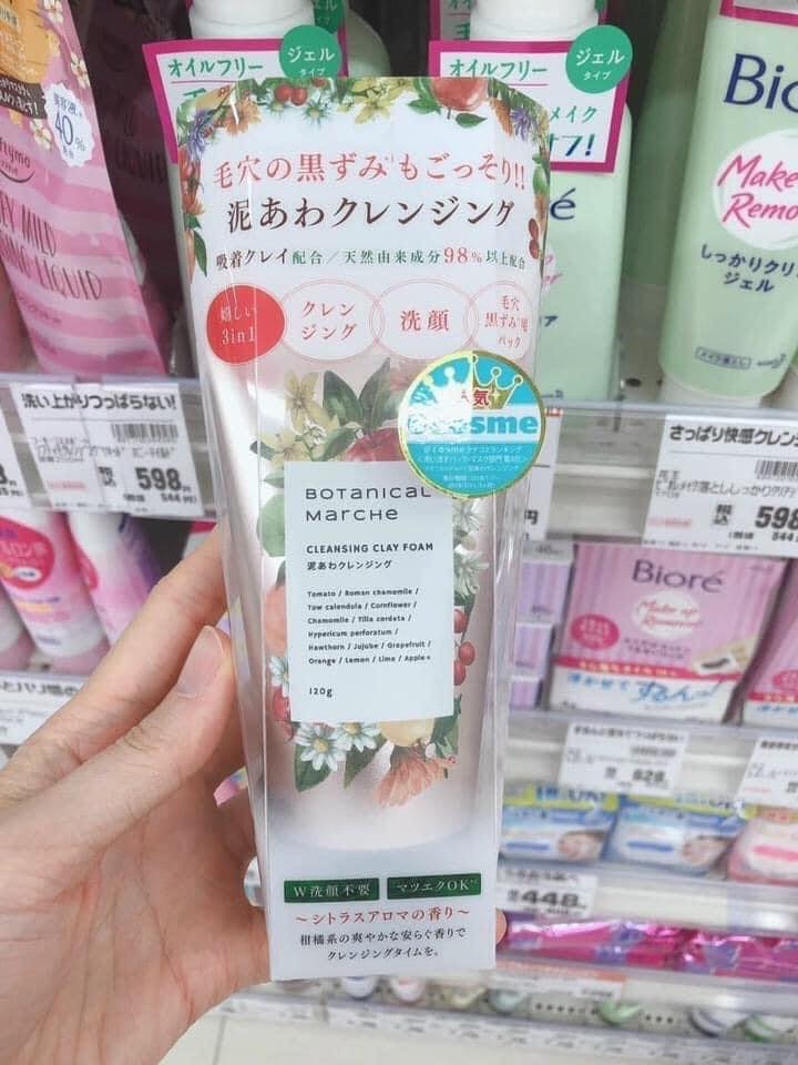 Sữa Rửa Mặt Botanical Marche 120g Nhật Bản