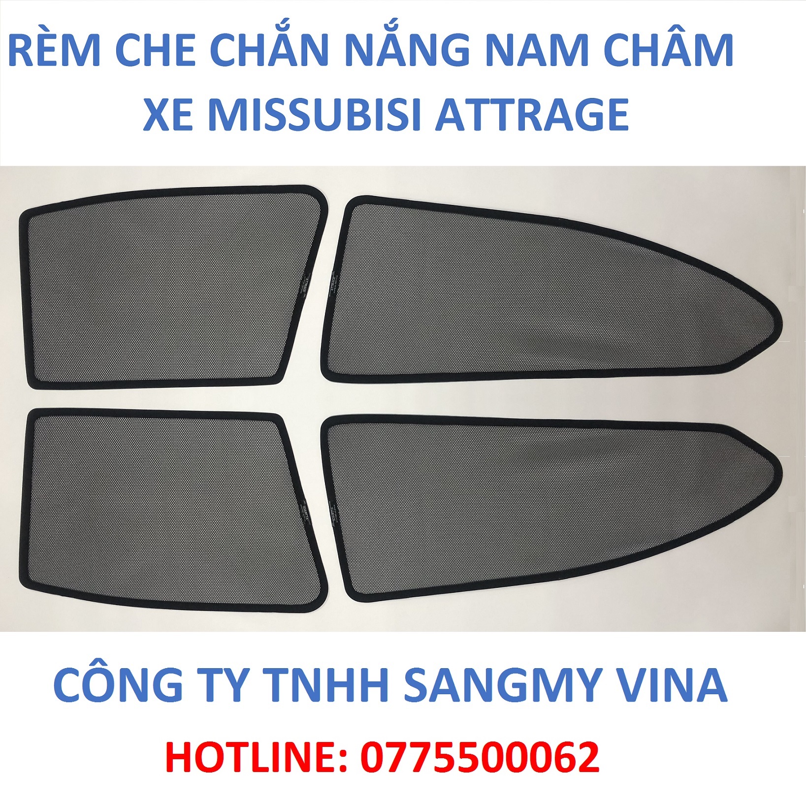 RÈM CHE NẮNG NAM CHÂM XE MITSUBISHI ATTRAGET