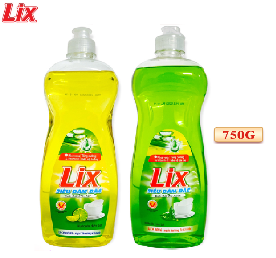 [HCM]Nước rửa chén Lix (Yes,Siêu Sạch) 750g giao ngẫu nhiên như hình