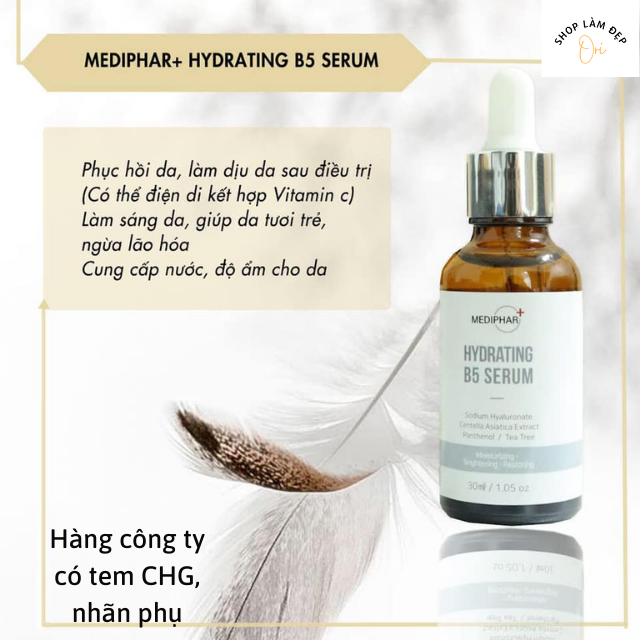 [Hàng công ty có tem] Serum Hydrating B5 Mediphar dưỡng phục hồi da