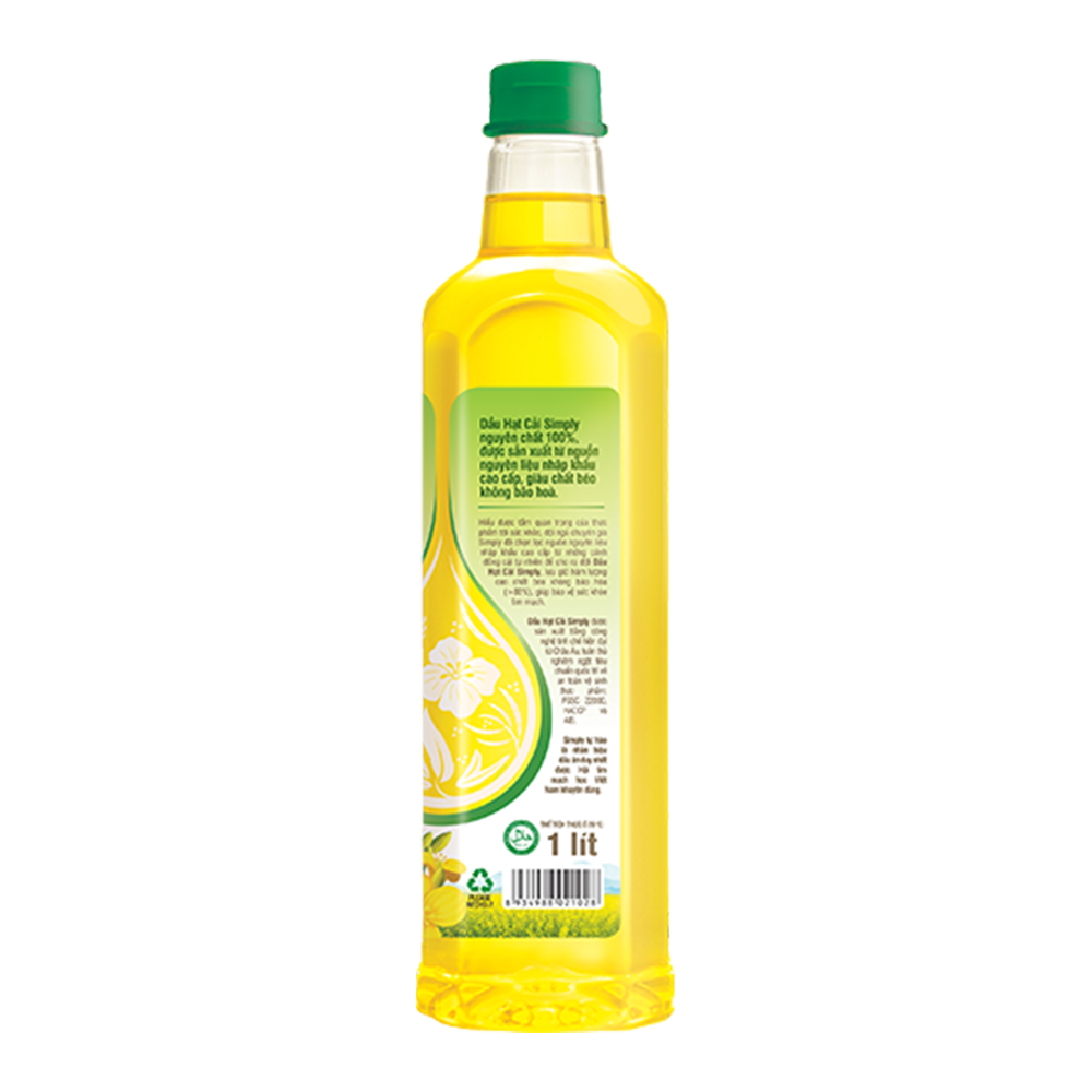 Dầu hạt cải nhãn hiệu Simply 1L