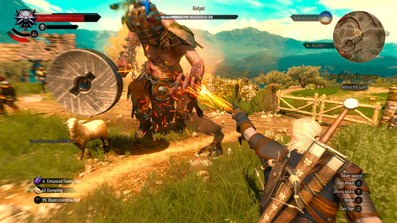 Đĩa Game PS4 The Witcher 3: Wild Hunt
