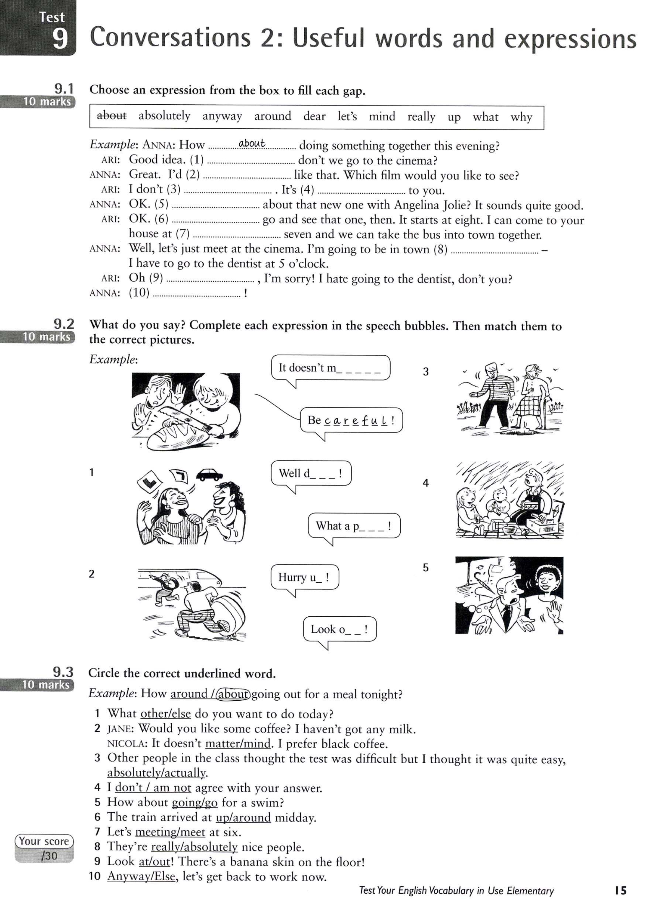 [Sách] Cambridge Test Your English Vocabulary in Use : Elementary ( Second Edition) with Key