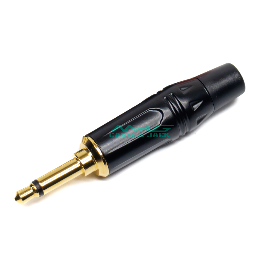 Jack 3.5 Mono 2 khấc, dùng hàn dây audio, giá 1 chiếc (3.5mm TS Mono Jack Plug). J-3