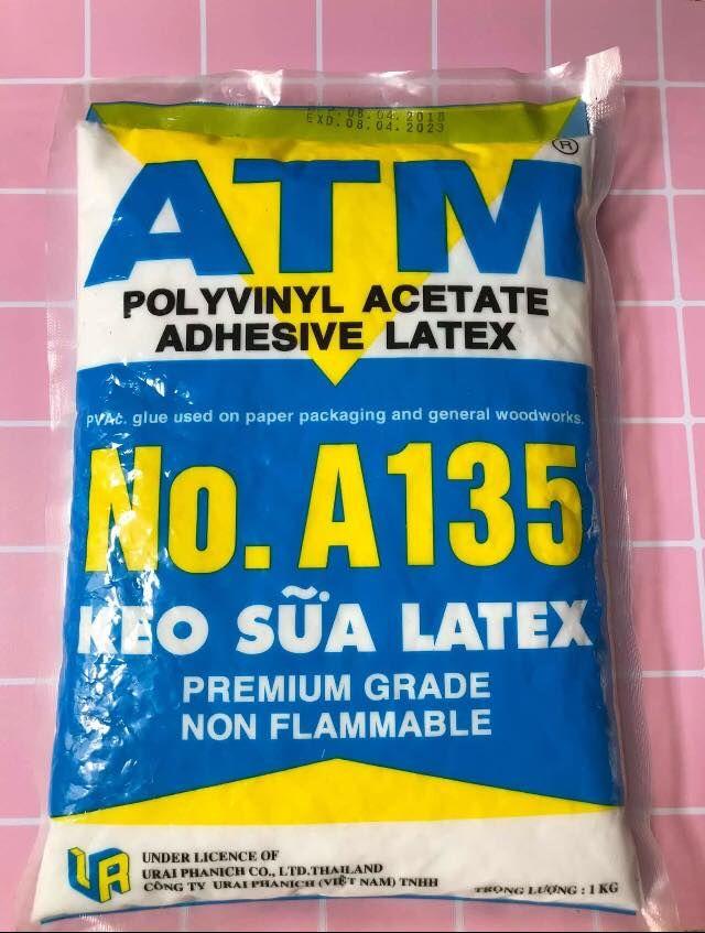 Keo sữa ATM dán giấy, gỗ, 1kg/bịch