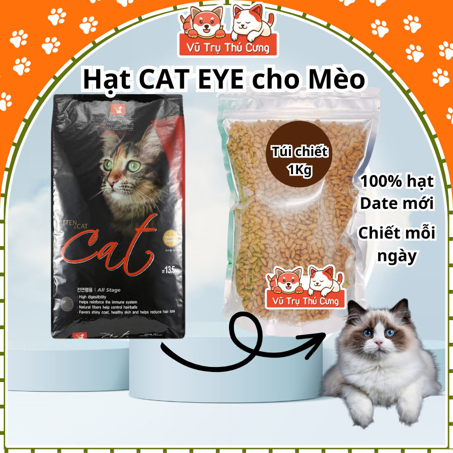 CAT EYE Korean for Cats - Hair ball, hair and skin care, Extraction bag 1kg