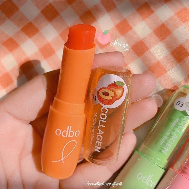 Son Dưỡng Có Màu Odbo Collagen Magic Lip Balm