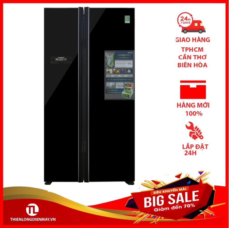 Tủ lạnh Hitachi Inverter 605 lít R-FS800PGV2 GBK