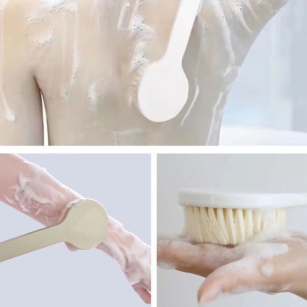 Bàn Chải Cọ Lưng MUJI Cán Nhựa