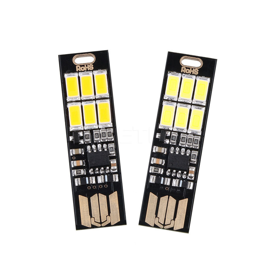 Đèn 6 led siêu mỏng cảm ứng cắm usb