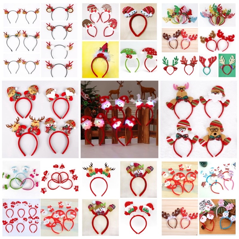 Hơn 50 mẫu Bờm Noel, bờm giáng sinh nhấp nháy