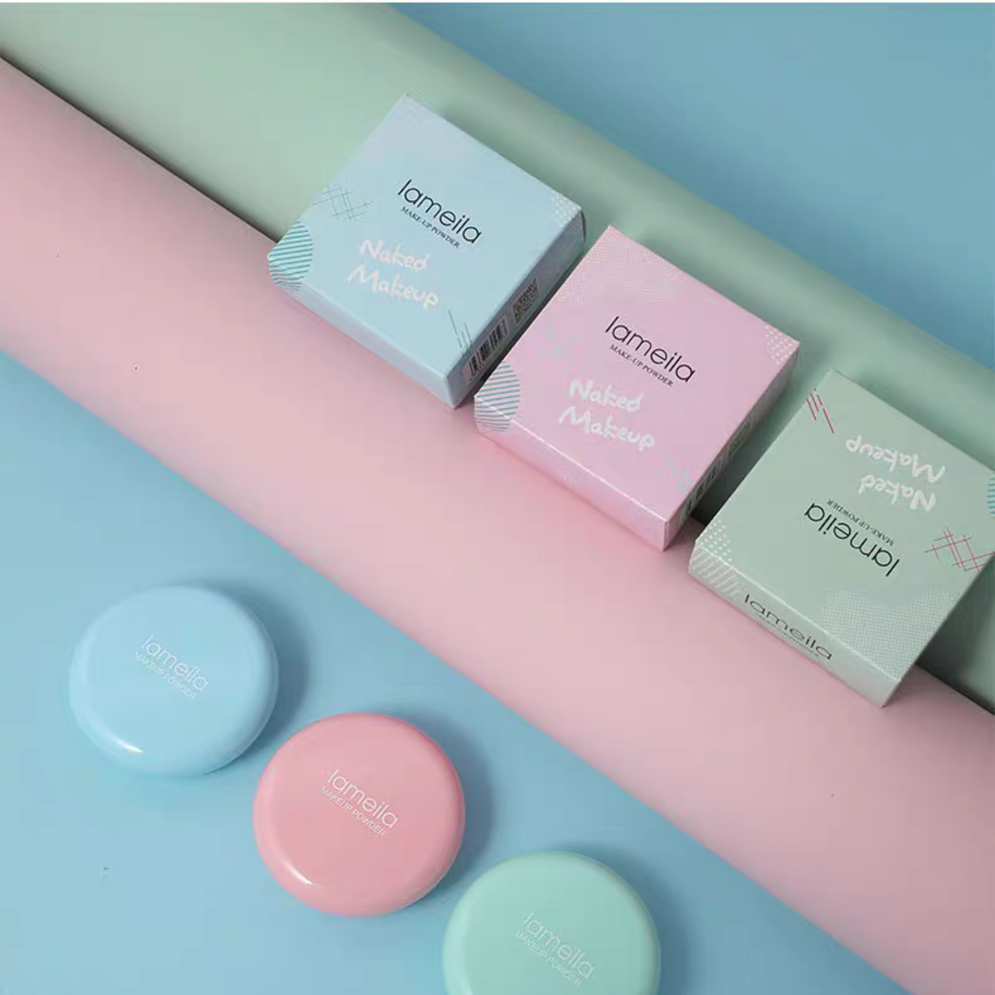 PHẤN PHỦ DẠNG NÉN KIỀM DẦU VỎ HỒNG SIÊU XINH (gia hân cosmetic)