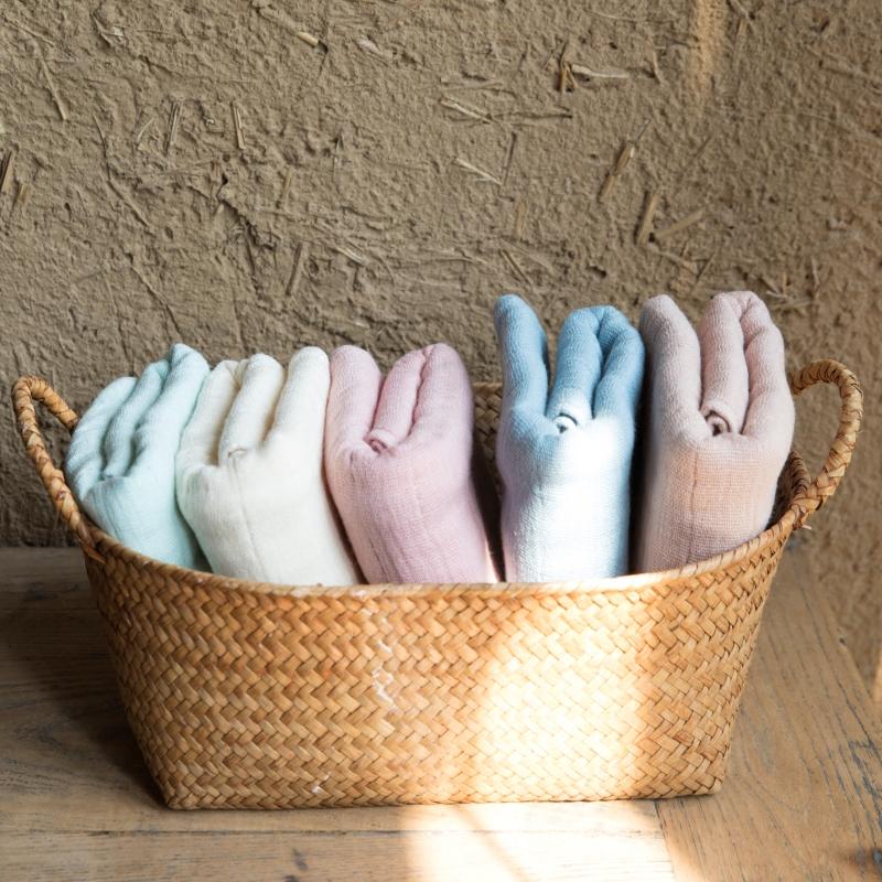 100% Cotton Phong Cách Nhật Bản Sáu Lớp Sợi Rửa Mặt Khăn Mặt Giản Lược Vải Xô 100% Cotton Khăn Mặt Hút Nước Mềm Mại Trẻ Em Lau Mặt Khăn Mặt