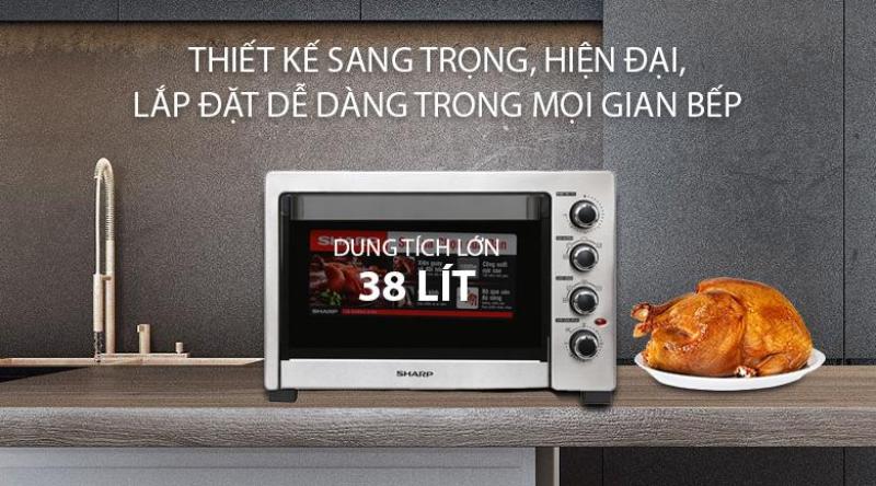 Bảng giá Lò nướng Sharp EO-A384RCSV-ST 38 lít (Hàng trưng bày) Điện máy Pico