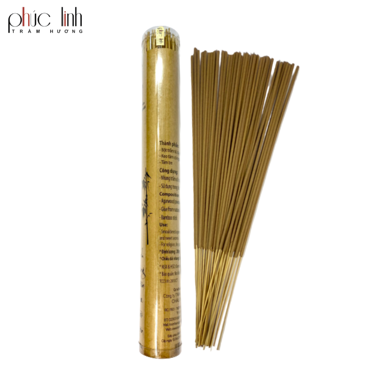 Incense agarwood being flexible-label Light Yellow 30cm - 180gr - 150 tree-agarwood raw quality, commitment to none aromatherapy and chemicals