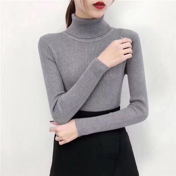 Áo Len Cổ Lọ Mềm, Ấm Thời Trang