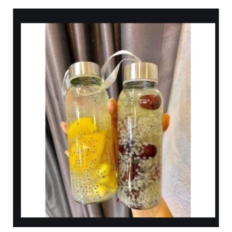 Combo 6 chai Thủy Tinh 300ml nắp dây