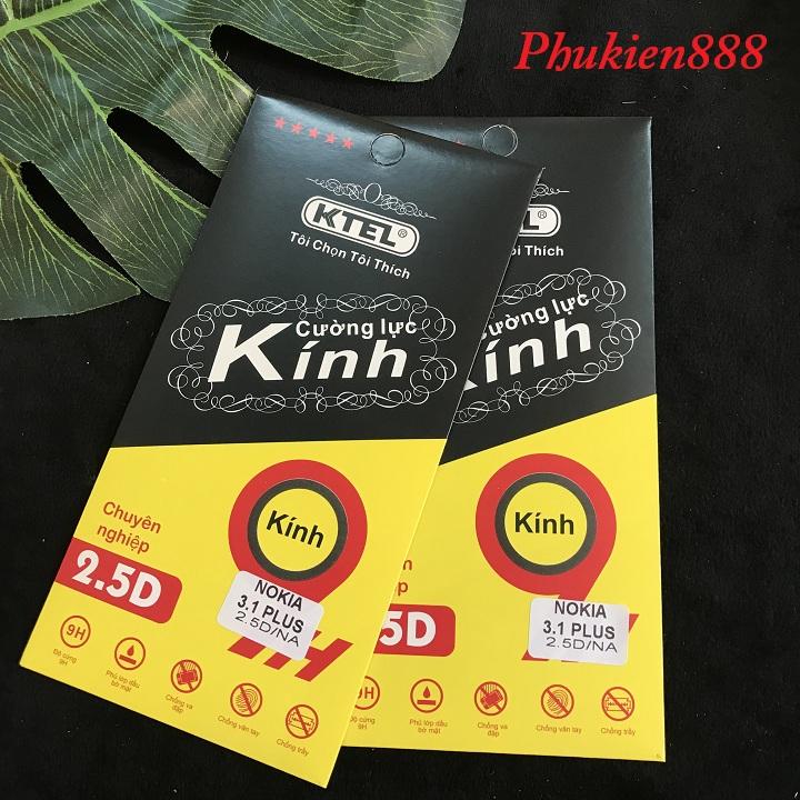 Miếng dán kính cường lực Nokia 3.1 Plus - CL476