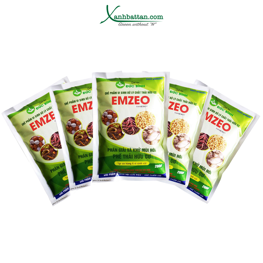Combo 5 Gói Chế Phẩm EMZEO Khử Mùi Hôi
