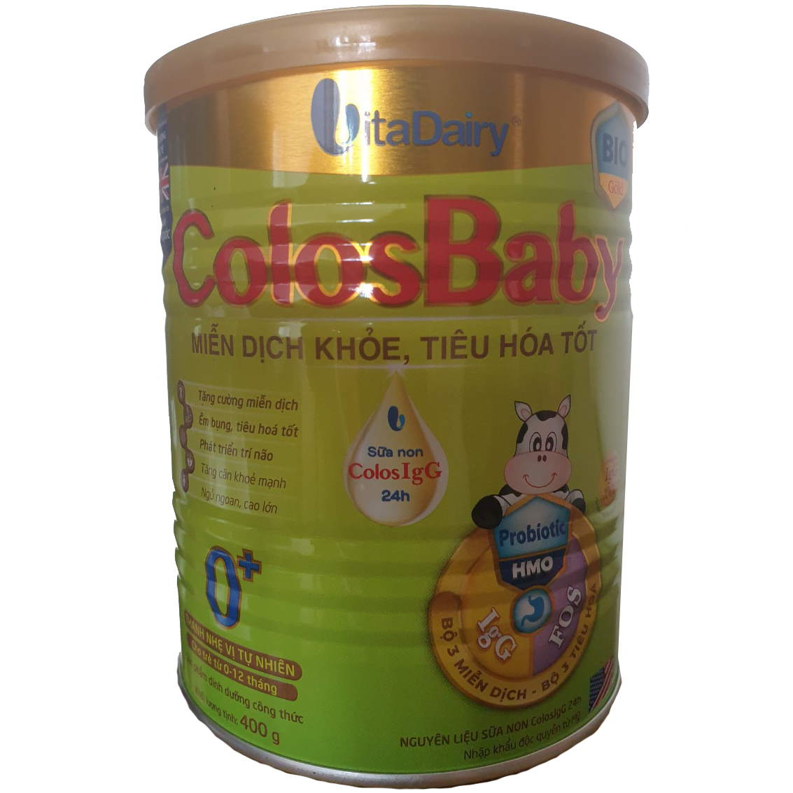(Có tích điểm) Sữa Colosbaby Bio Gold 0+ 400g