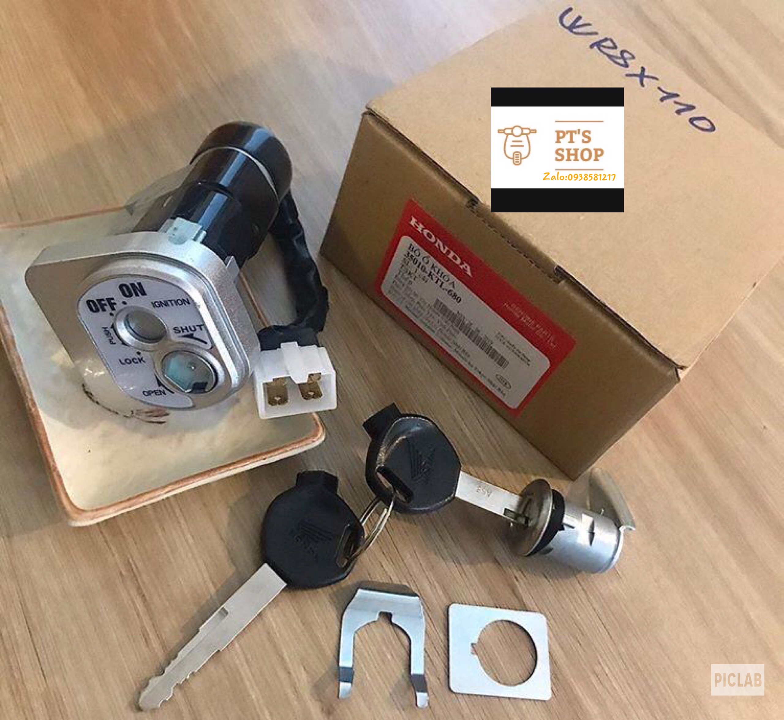 [HCM]TRỌN BỘ Ổ KHÓA DÀNH CHO XE WAVE RSX 110