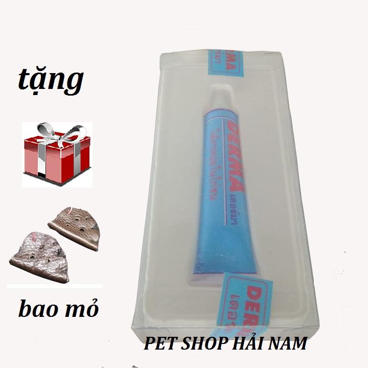 Derma [ Combo 2 tuýp x 20g] chữa lậu đế,thối đế cho gà đá- thuốc gà đá