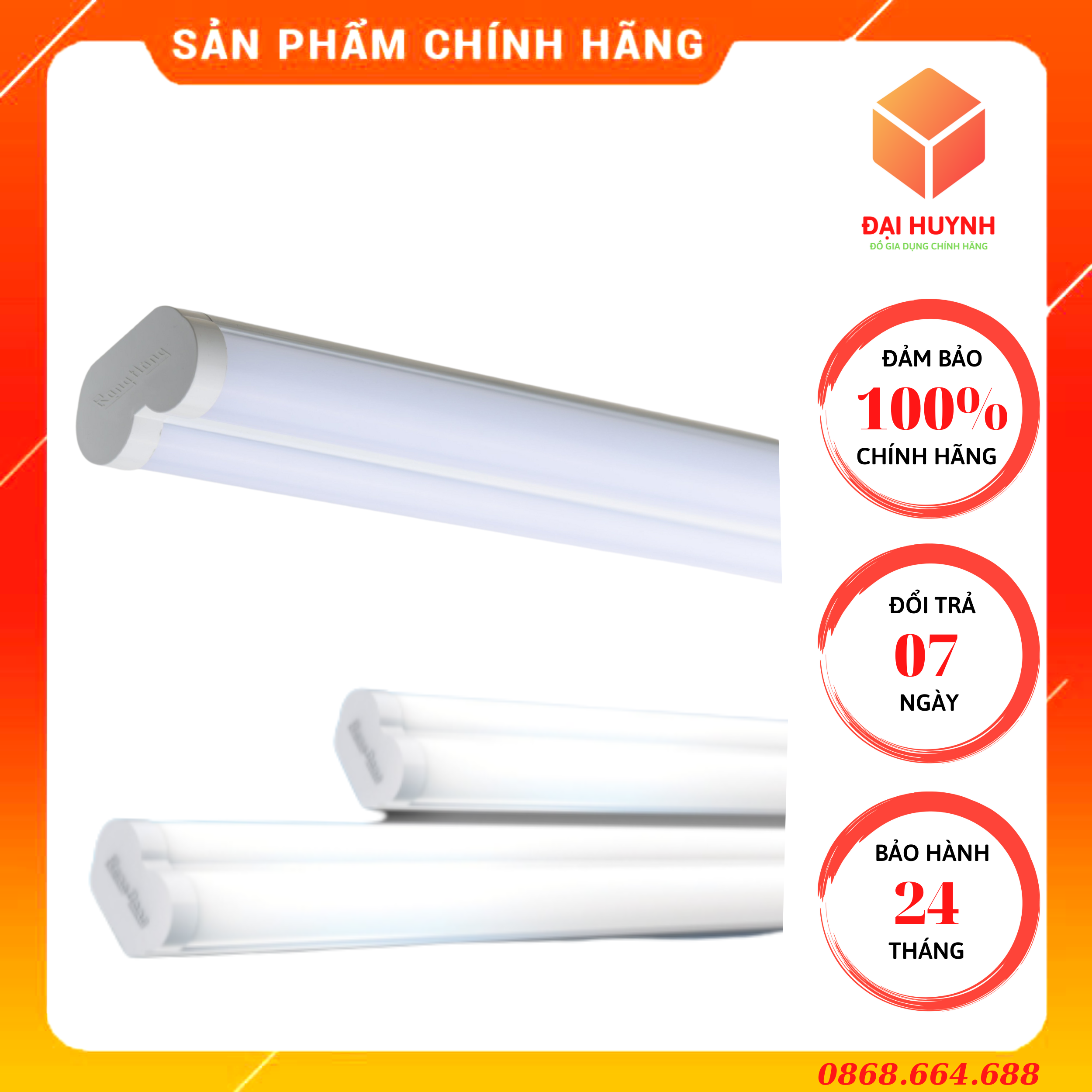 Bộ đèn led m38 dài 1,2m cao cấp rạng đông m38 1200/40w