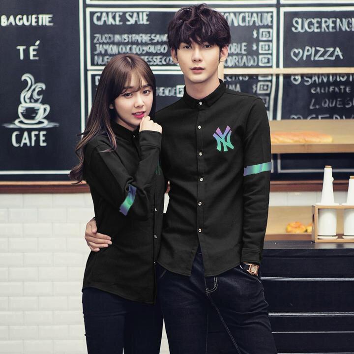 ÁO SƠMI NAM NỮ THÊU LÔNG VŨ HÀNG CHUẨN ĐẸP, CHẤT VẢI KATE LỤA MỊN