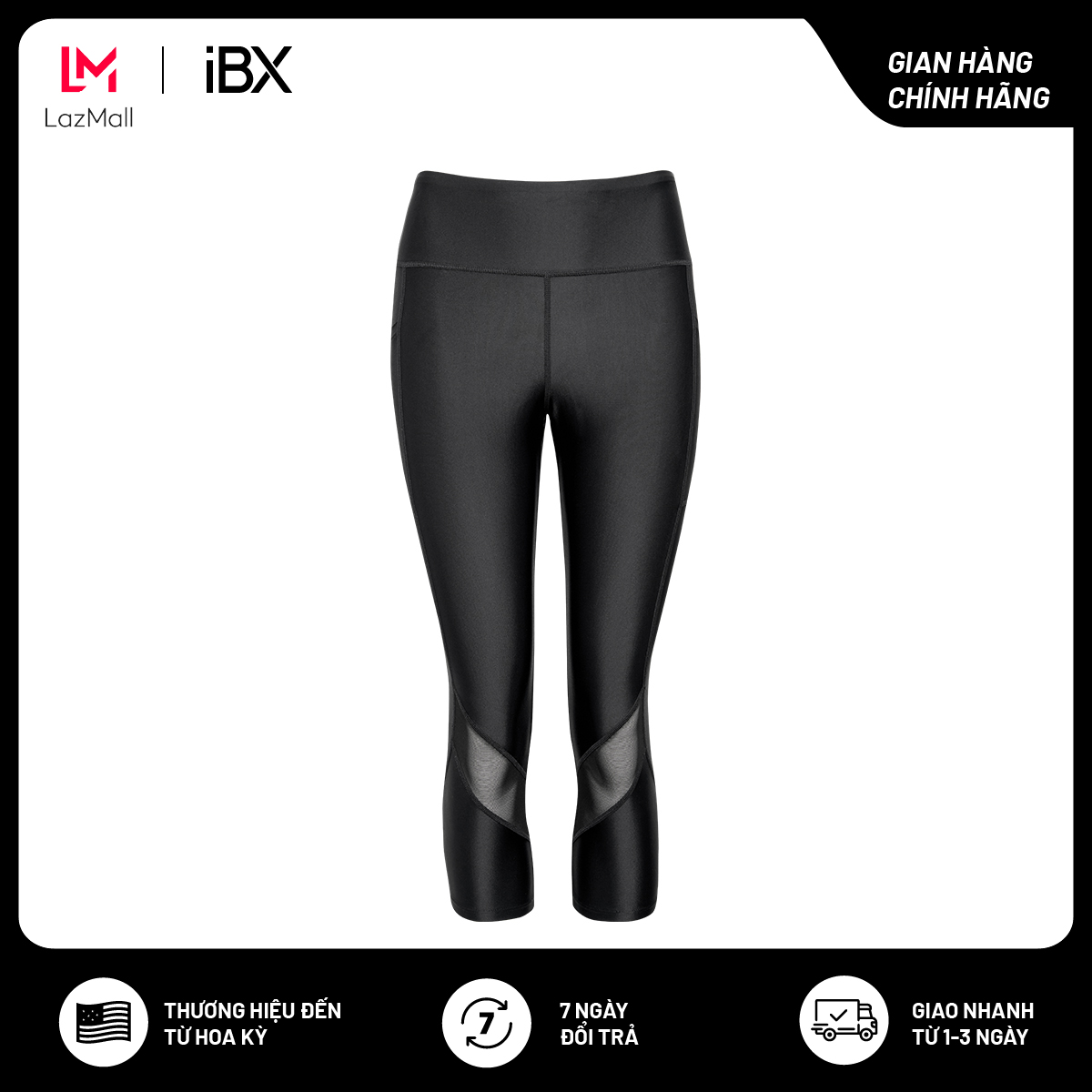 Quần thể thao legging dáng lửng iBX IBX062P