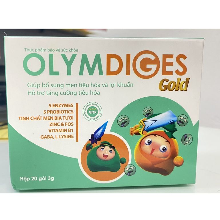 Olymdiges Gold.Bổ Sung Men Tiêu Hóa,Vi Khuẩn Có Lợi Cho Đường Ruột suckhoechomoinha