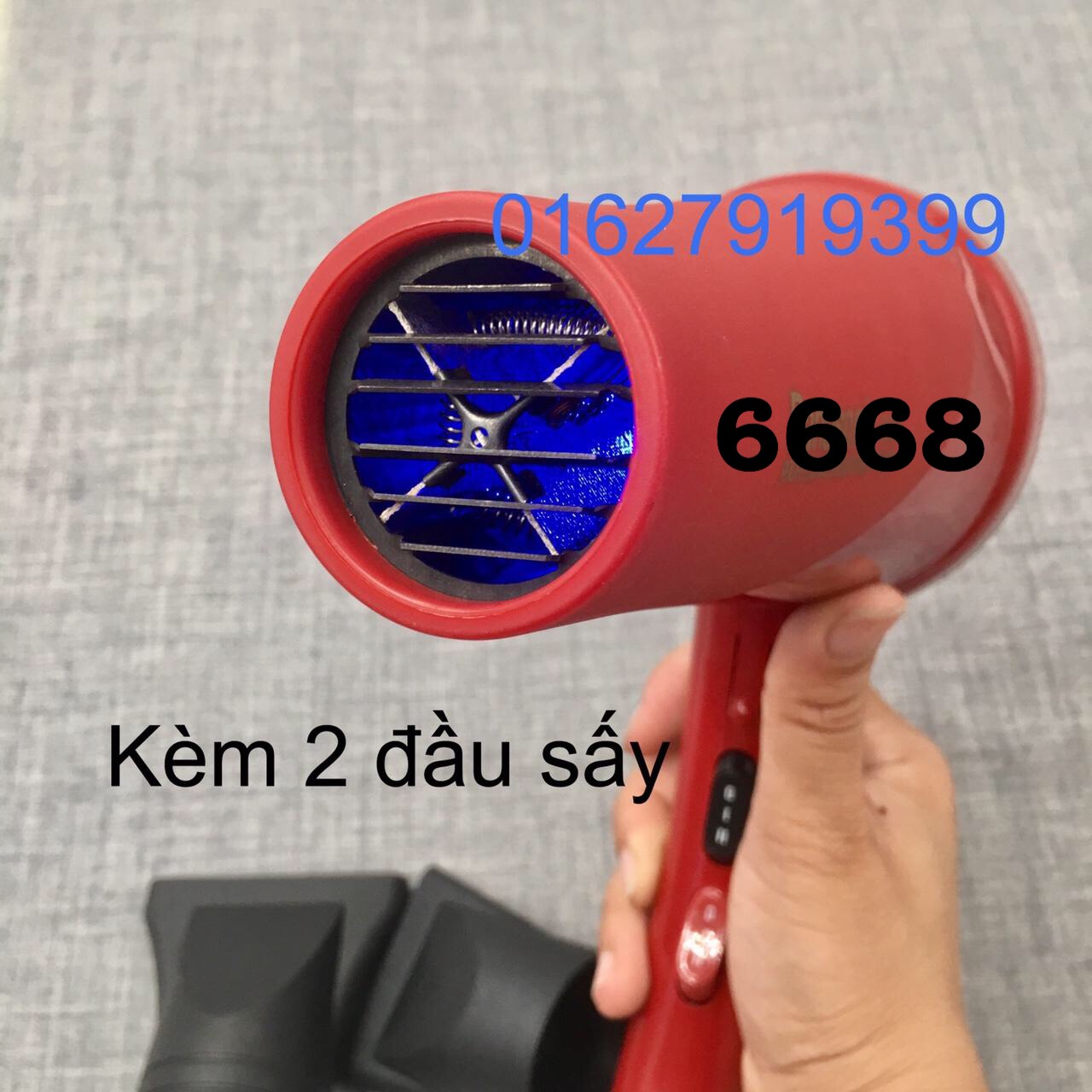 Máy sấy tóc cao cấp chuẩn salon 6668 2300W