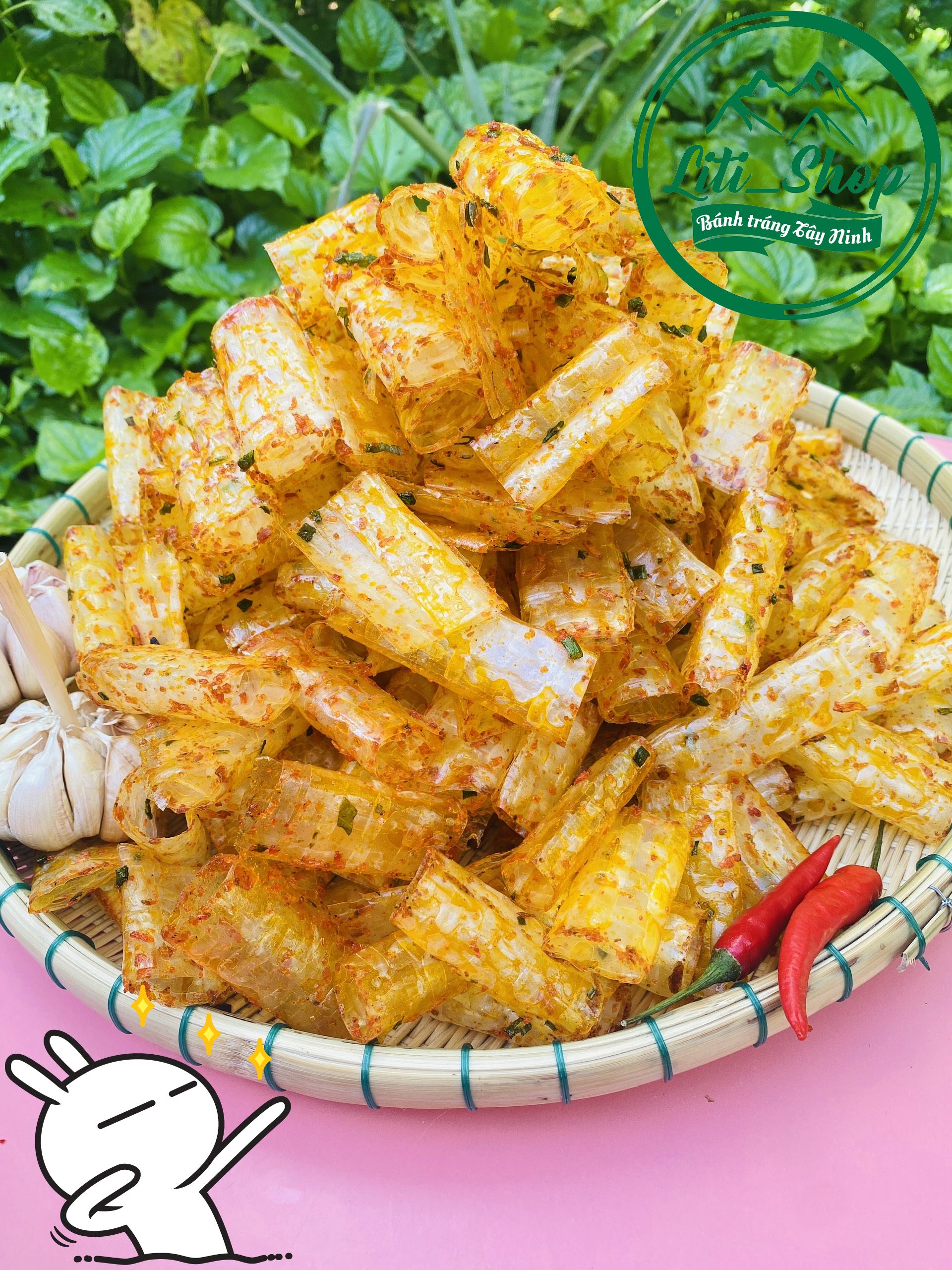Bánh tráng Cuộn Tôm -Sate 500Gr [Loại hảo hạng]