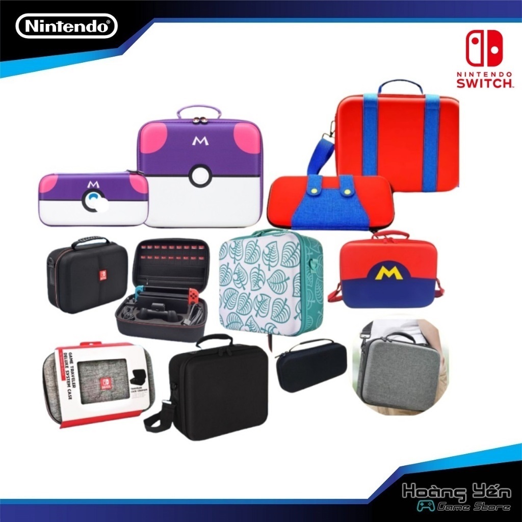 Túi Đựng Máy Nintendo Switch Oled và V2 full Phụ Kiện