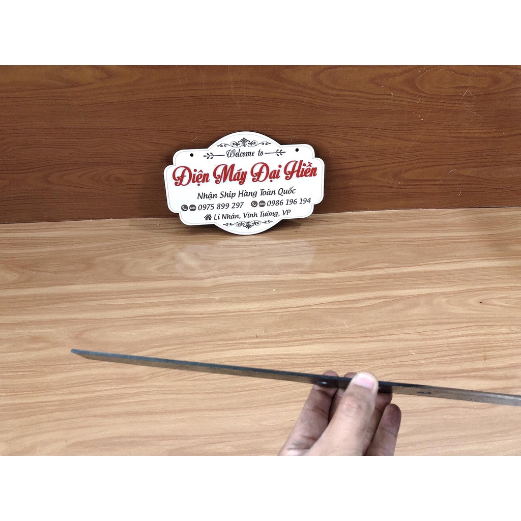 Lưỡi dao lắp máy thái chuối dài 43cm trục 14mm