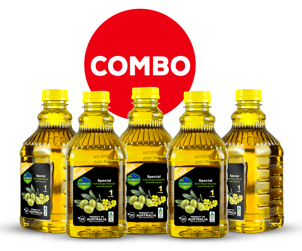 Dầu Oliu Hạt Cải Extra Virgin Olive Oil with Canola Oil hãng Kankoo nhập