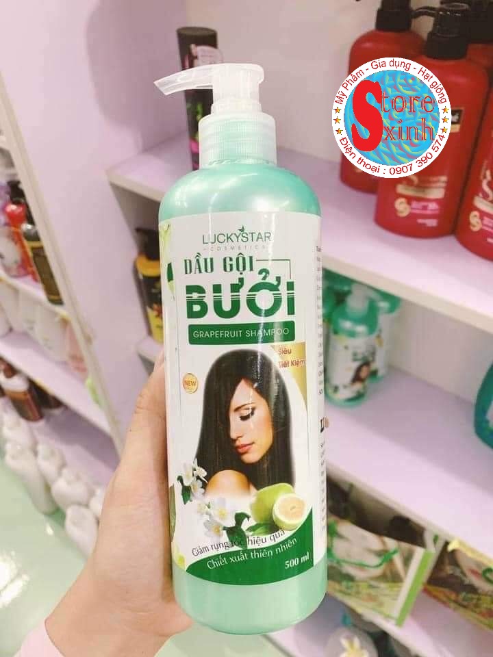 [Lucky star] DẦU GỘI BƯỞI LUCKY STAR 500ML.