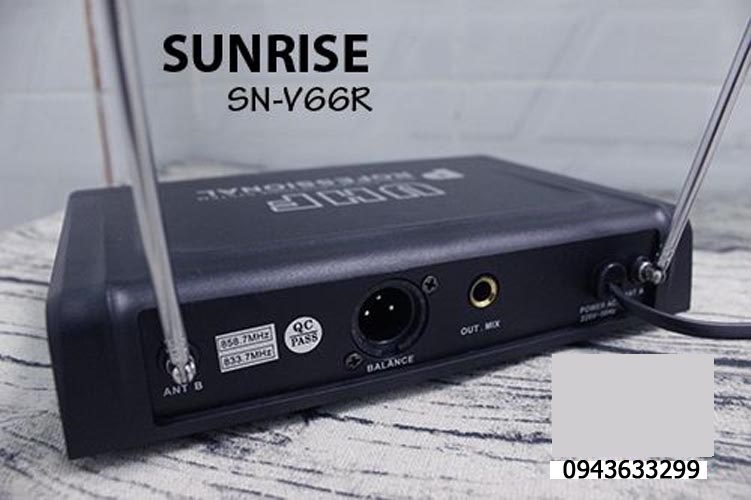 [HCM]Micro kẹp áo đeo tai Sunrise SN- V66R
