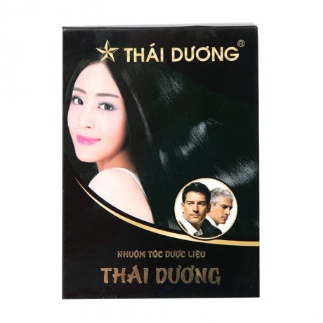 Dầu gội nhuộm đen tóc Thái Dương hộp 5 gói