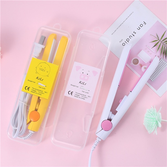 [HCM](HÀNG HOT) Máy Duỗi Tóc Mini MAKE Hình Thú Cute - NHỎ GỌN TIỆN LỢI