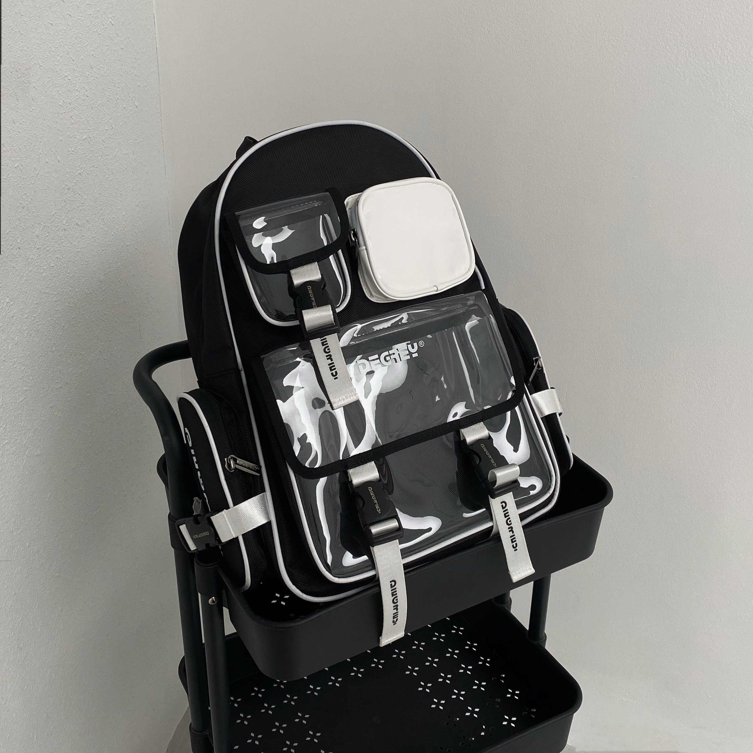 Basic Backpack Degrey Trắng - BBD Trắng