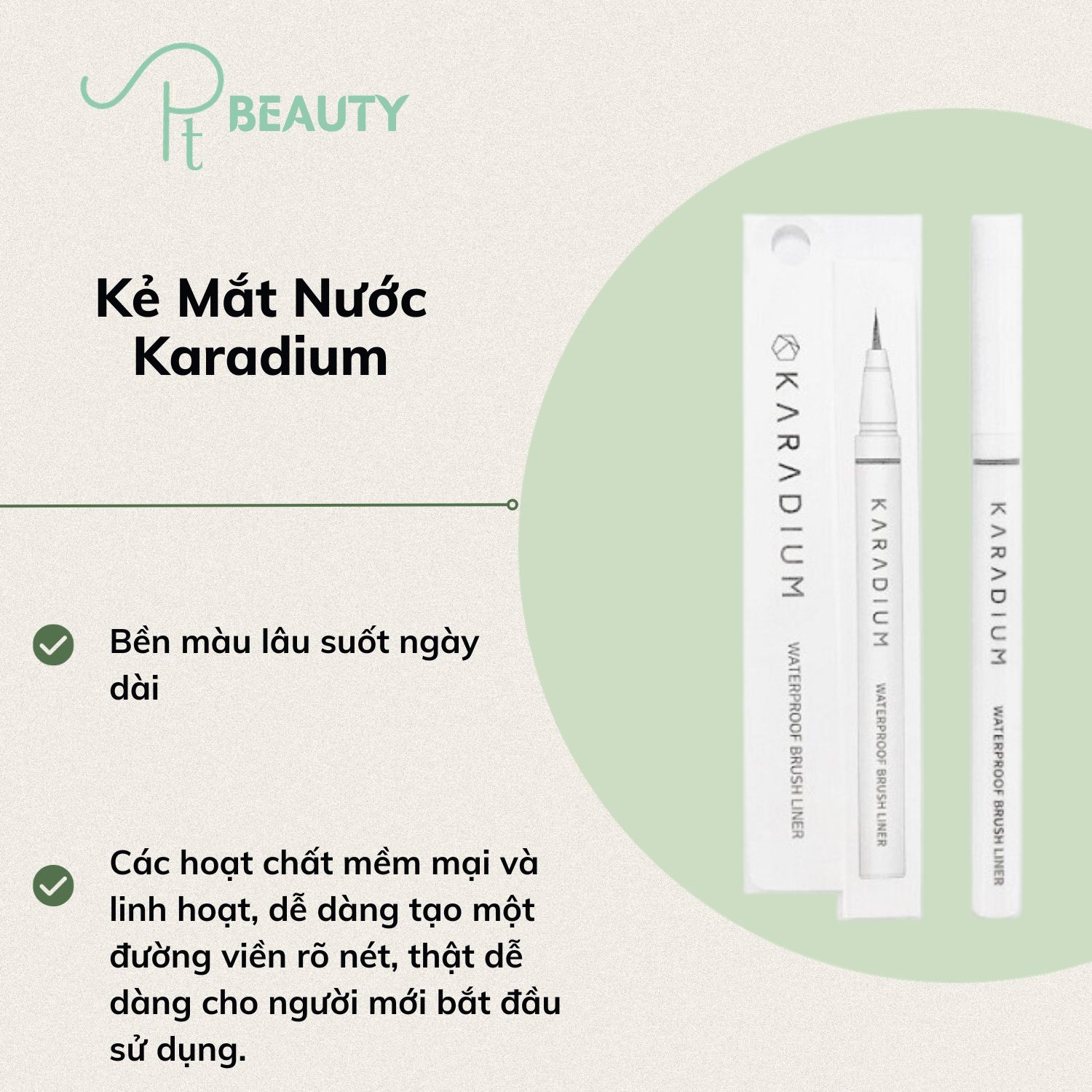 [Mẫu Mới] Kẻ mắt nước Karadium Hàn Quốc - 0.55g