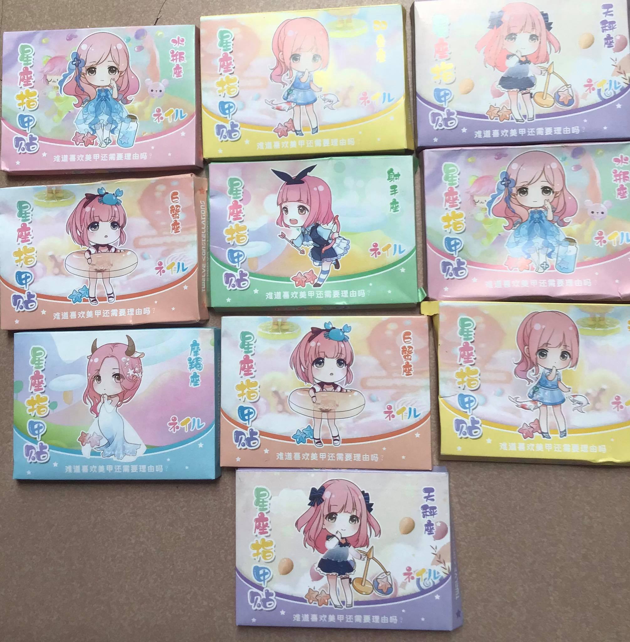 Combo 10 hình dán sticker Anime