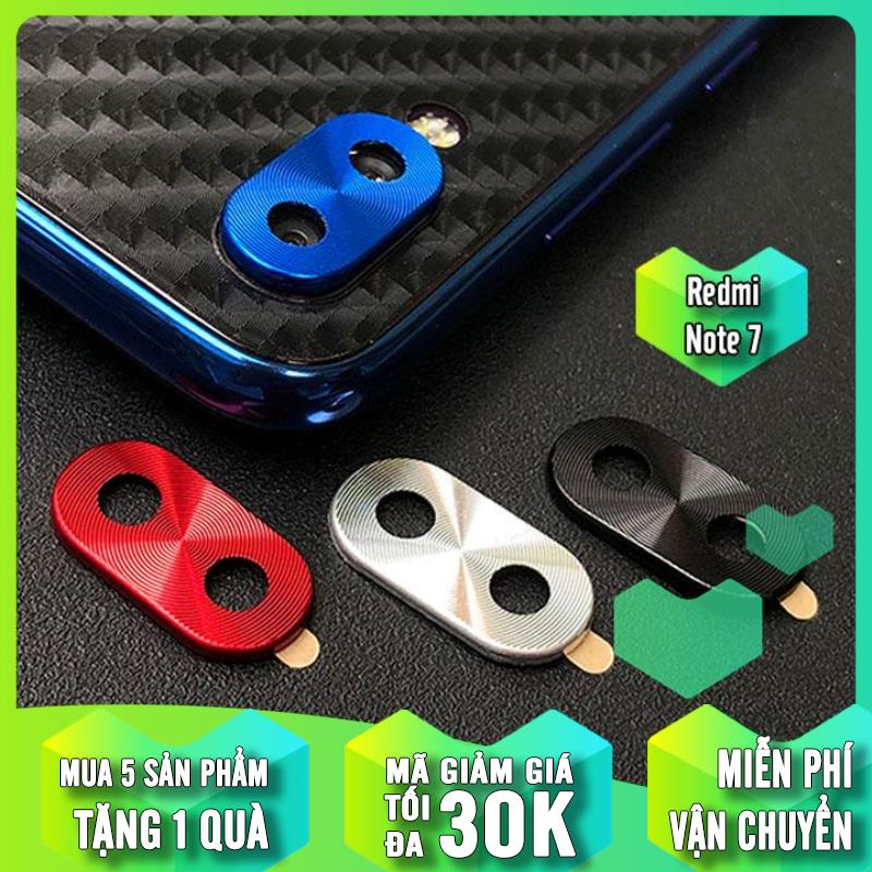 Khung Camera nhôm xước cho Xiaomi Redmi Note 7 chống trầy, bảo vệ Camera